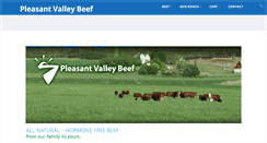 Desktop Screenshot of pleasantvalleybeef.com